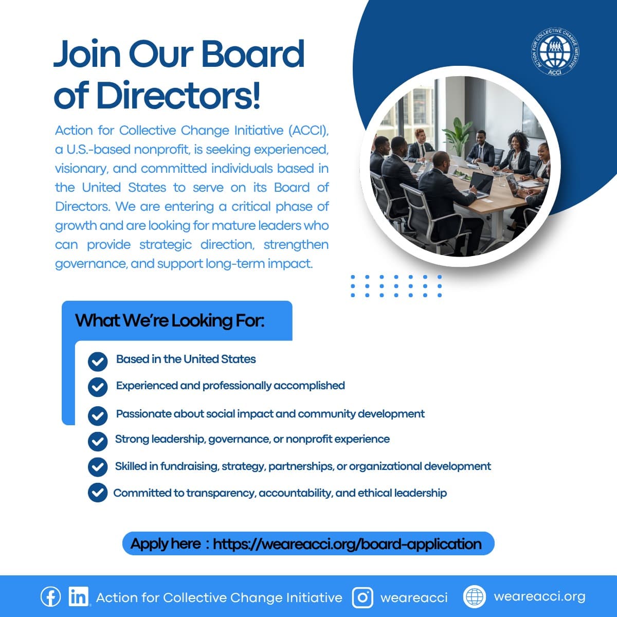 board application flyer
